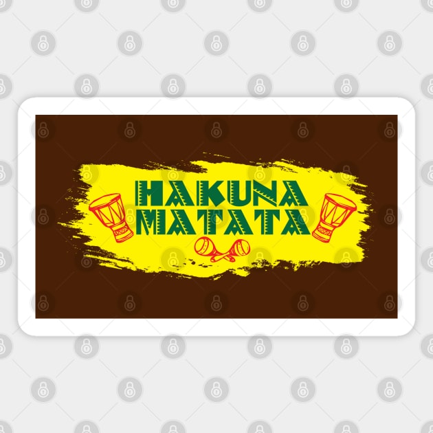 Hakuna Matata (No Worries) Magnet by Merch House